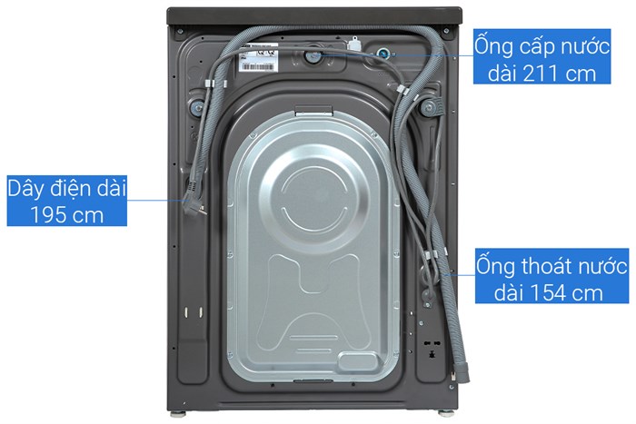 Máy Giặt Samsung AI Inverter 10kg WW10T634DLX/SV